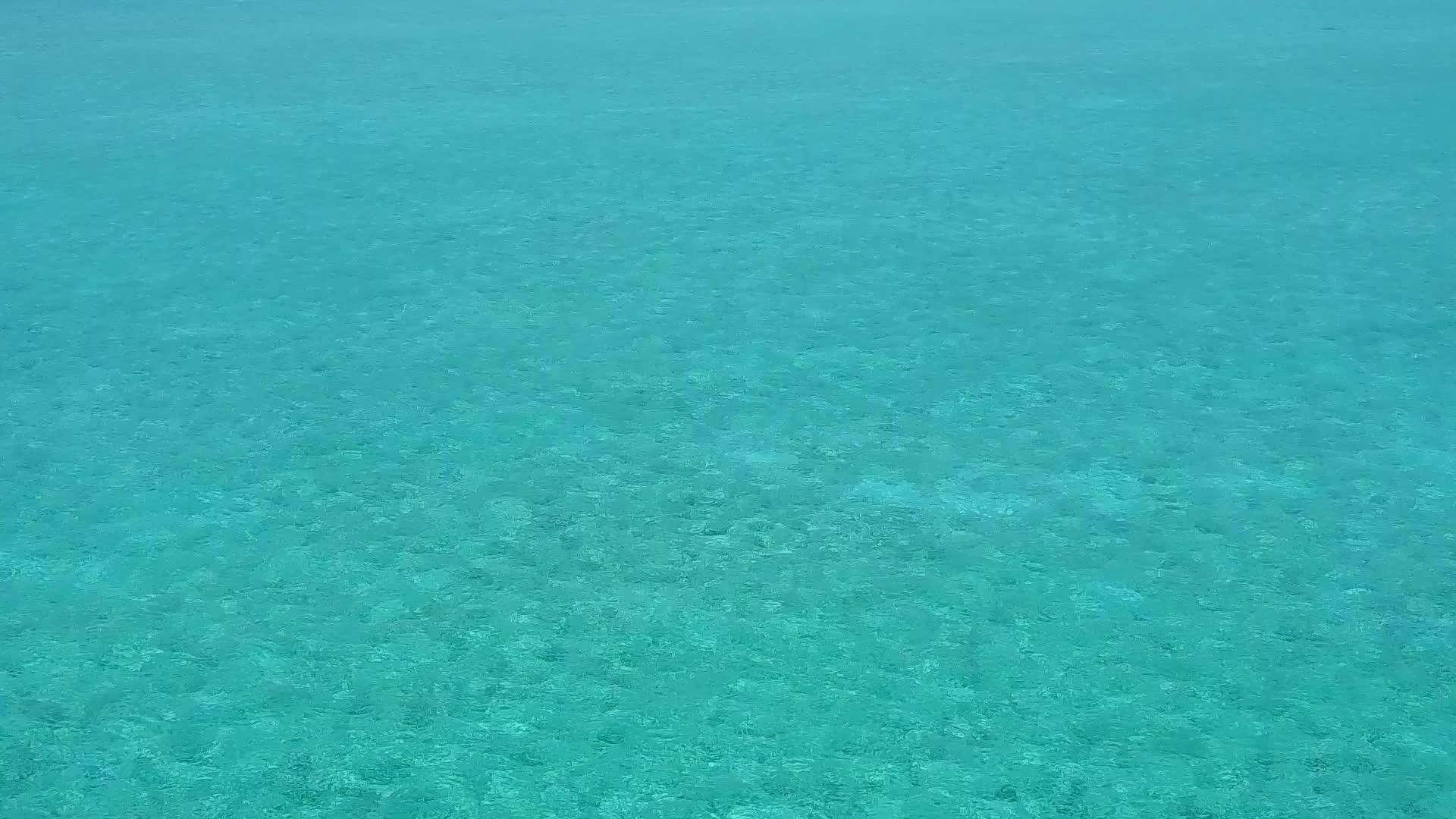 沙洲附近的浅海热带度假村海滩有清沙的背景视频的预览图