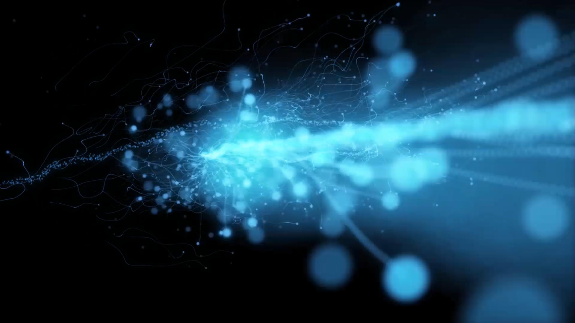 粒子运动拖尾转场带通道透明背景视频元素视频的预览图