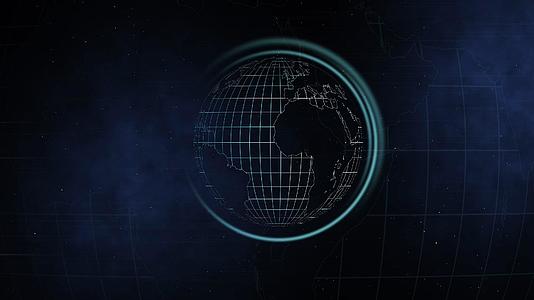 科技地球背景视频的预览图