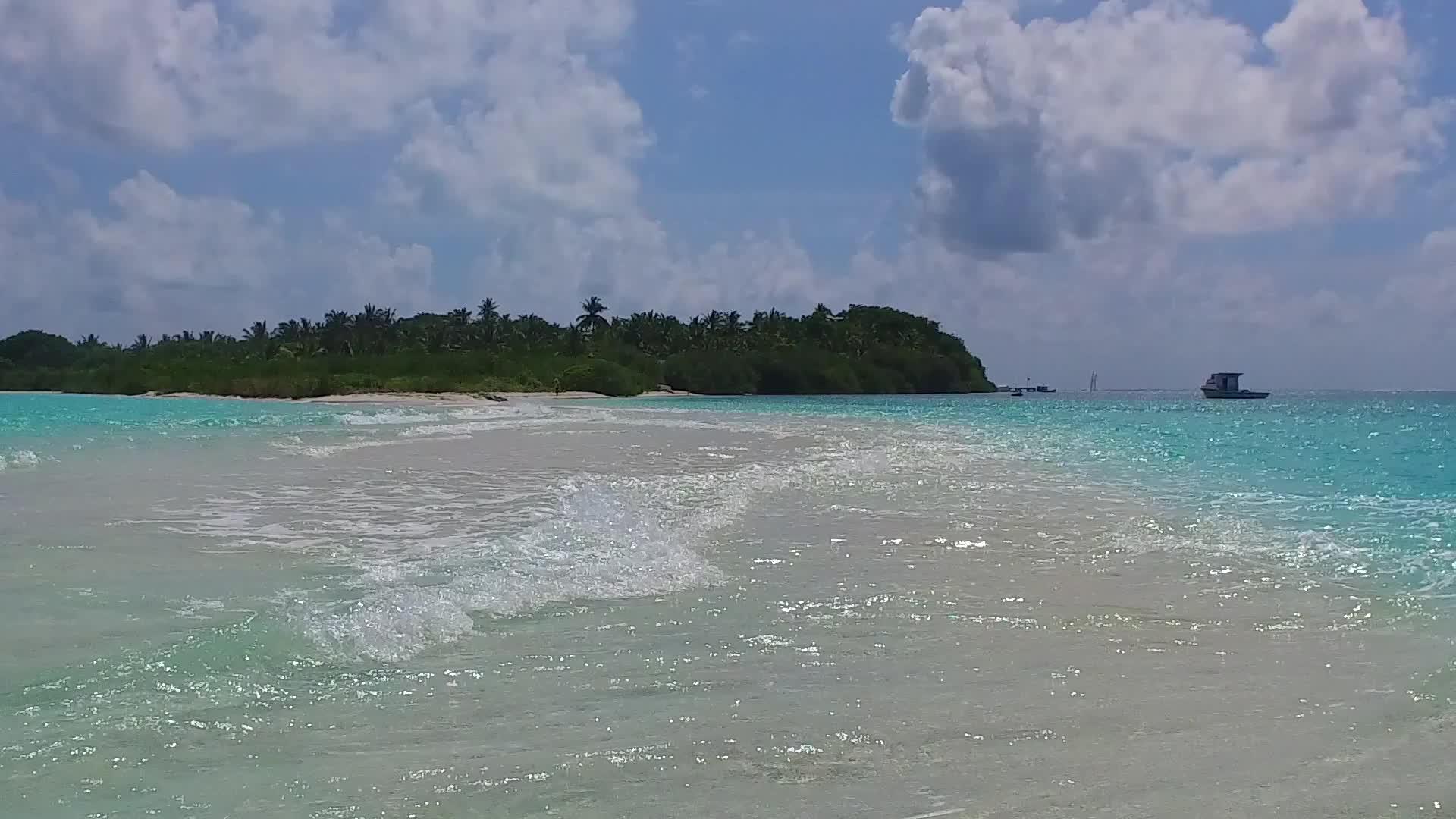 环礁湖海滩生活视频的预览图