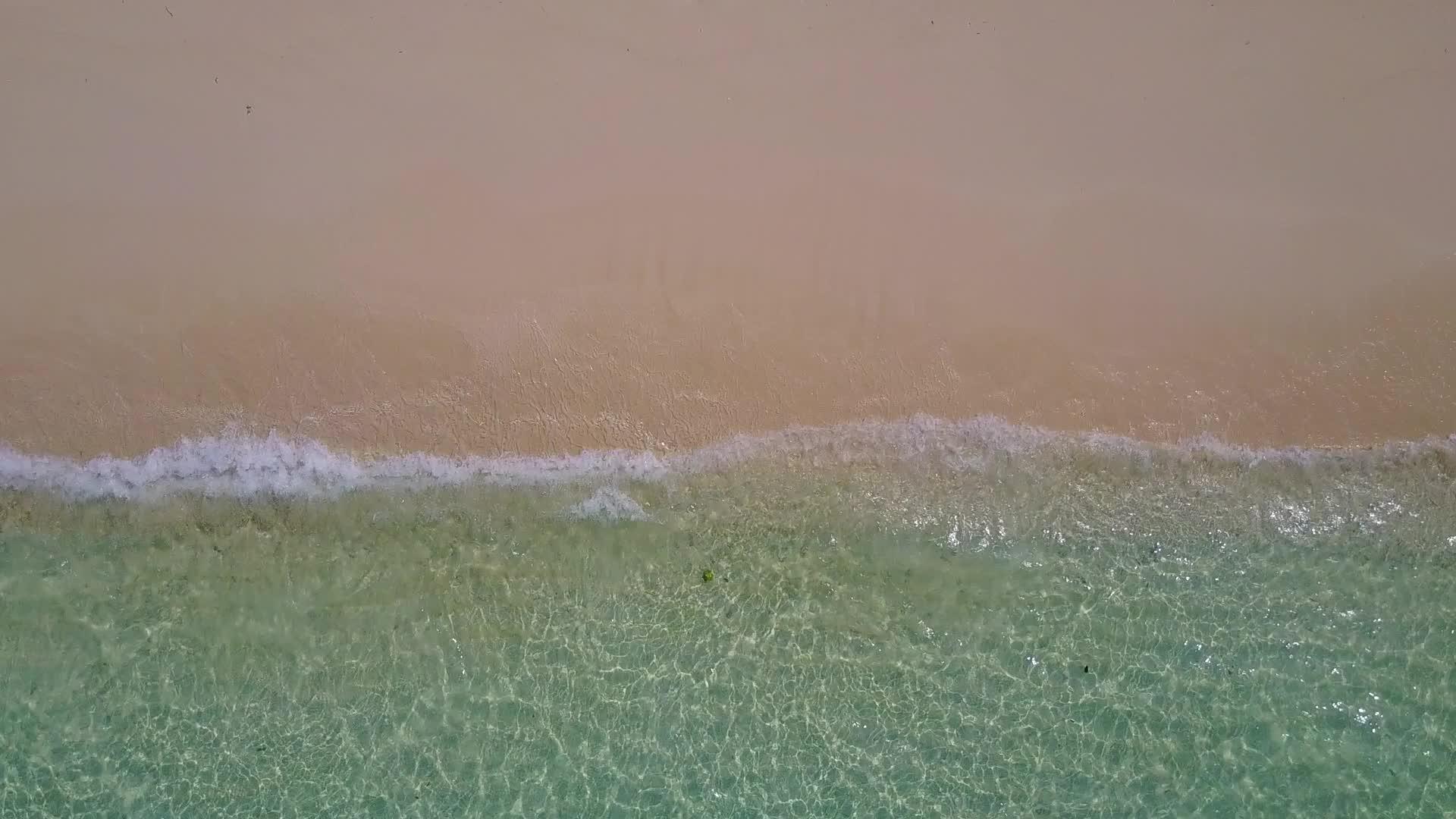 海洋海滩生活方式沙背景的海洋海滩生活方式浪漫旅行视频的预览图