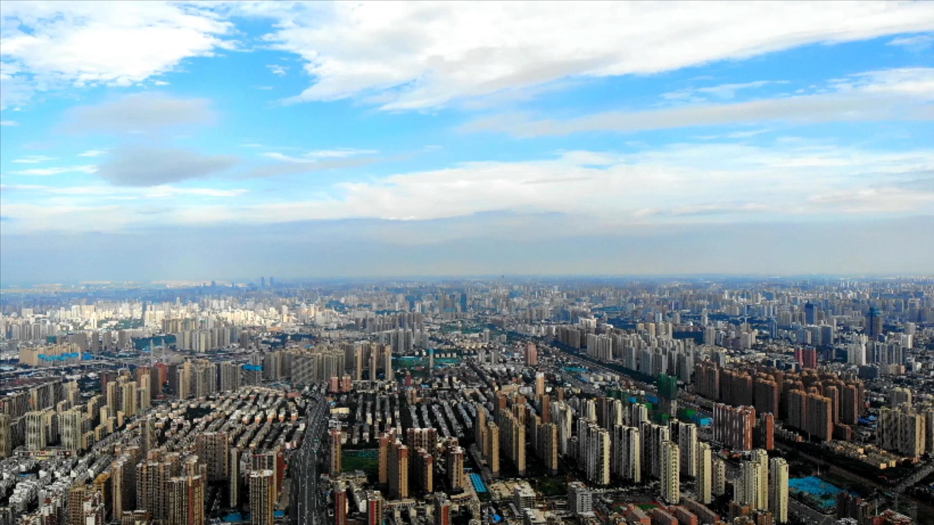 航拍郑州西区全景视频的预览图