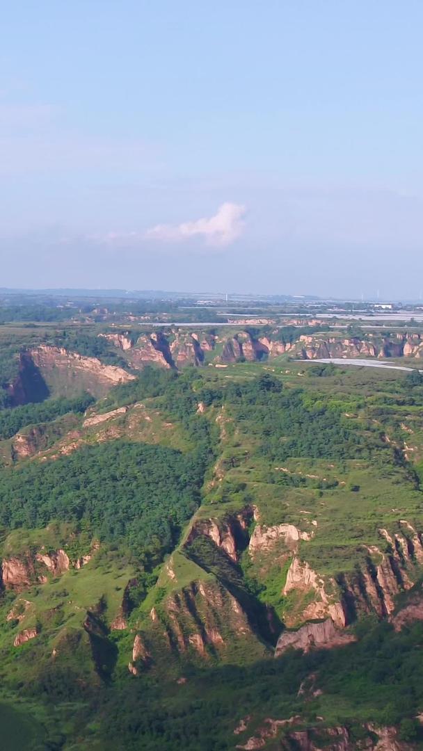 陕北省黄土高原航拍视频的预览图
