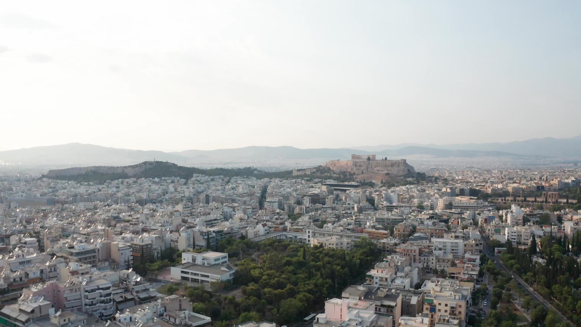 雅典的空中视频的预览图