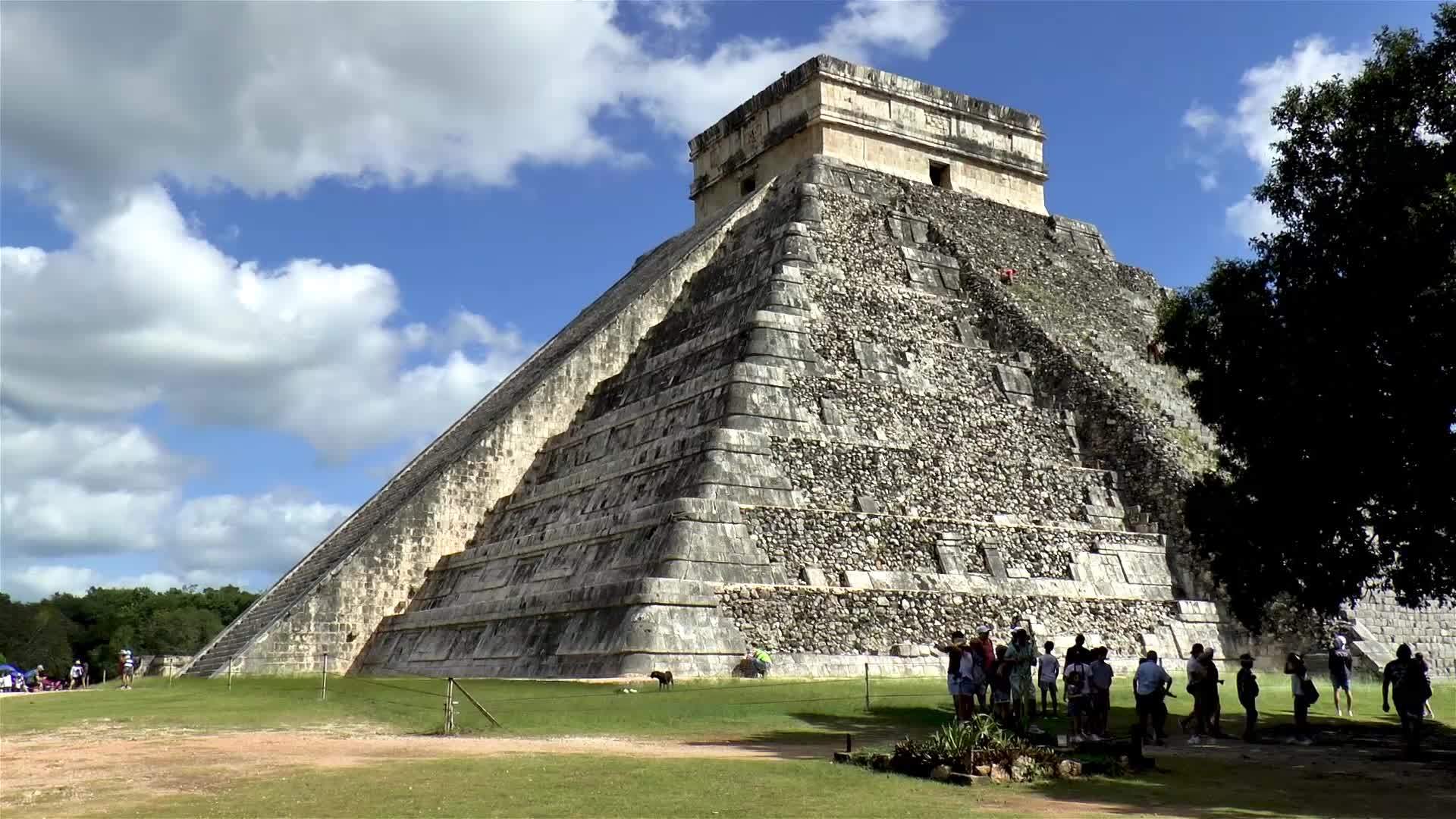 墨西哥的库库肯金字塔视频的预览图