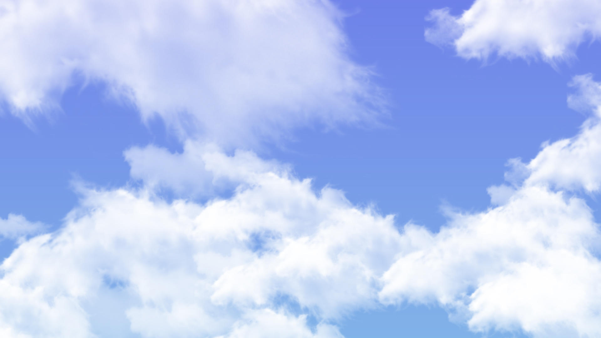 流动蓝天白云背景视频的预览图