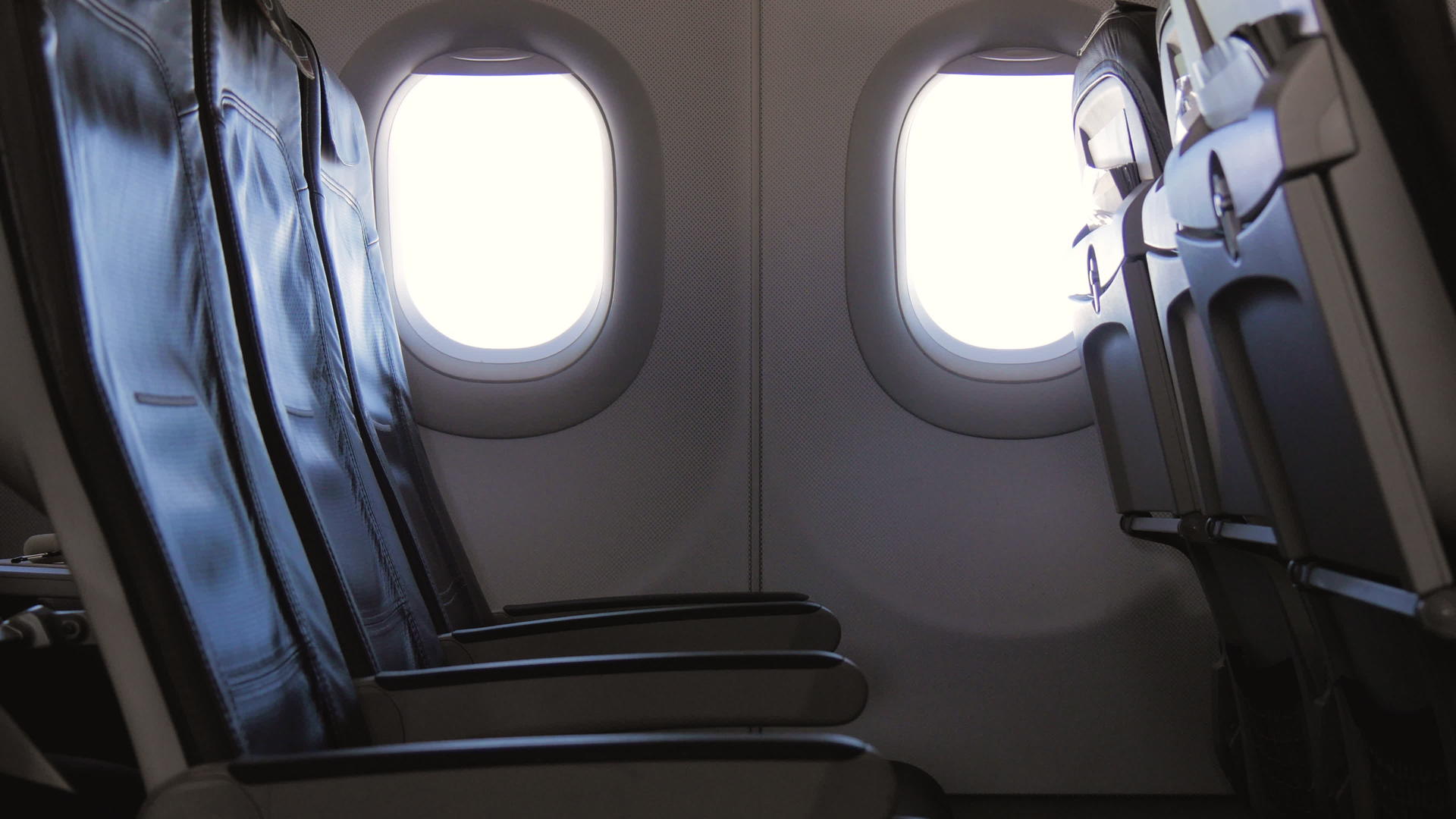 真皮座椅和窗客客机视频的预览图