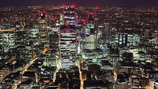 伦敦金融区夜间高视时间跨度延迟视频的预览图