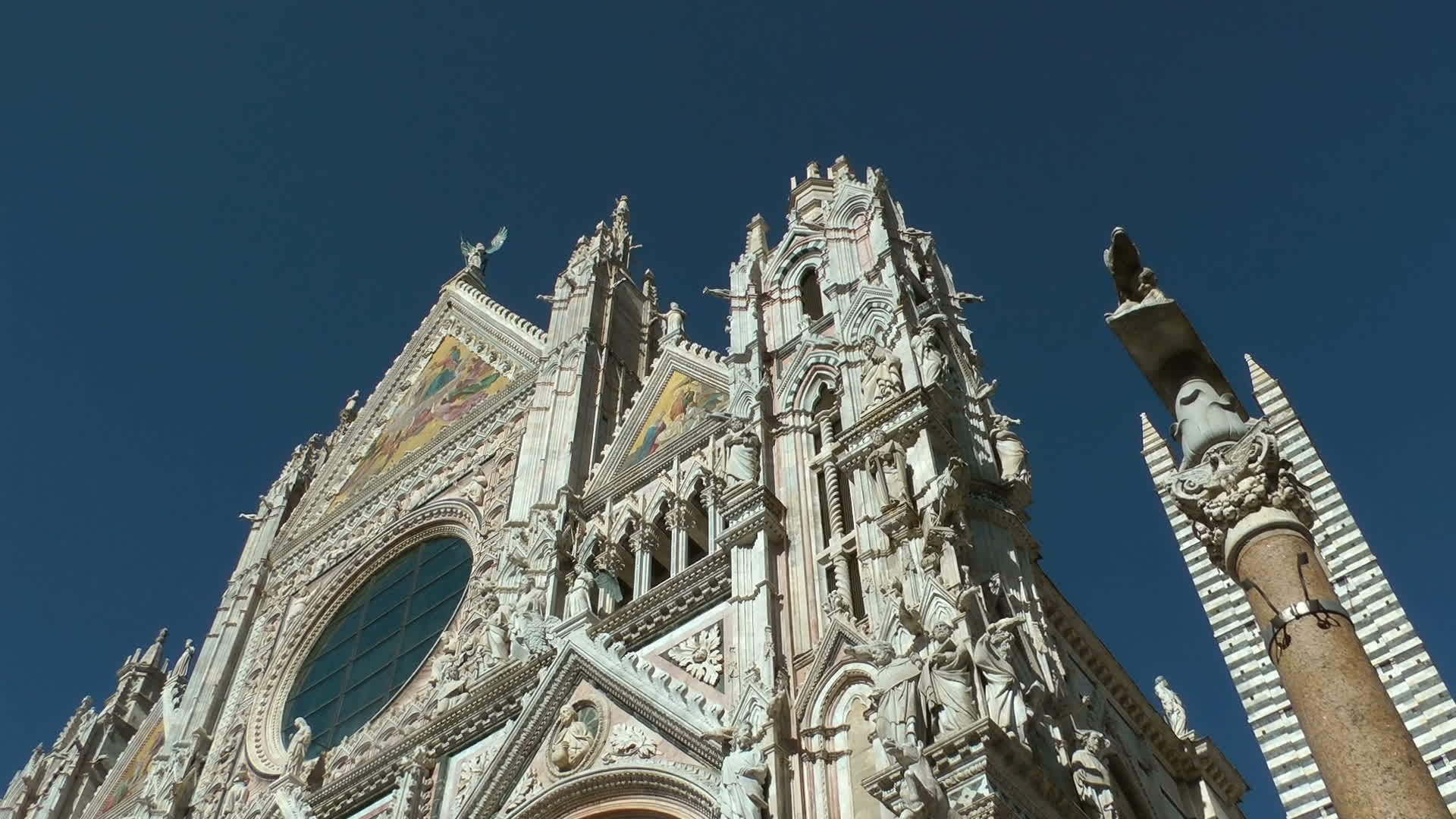 伊迪亚纳的罗马建筑结构Italy视频的预览图