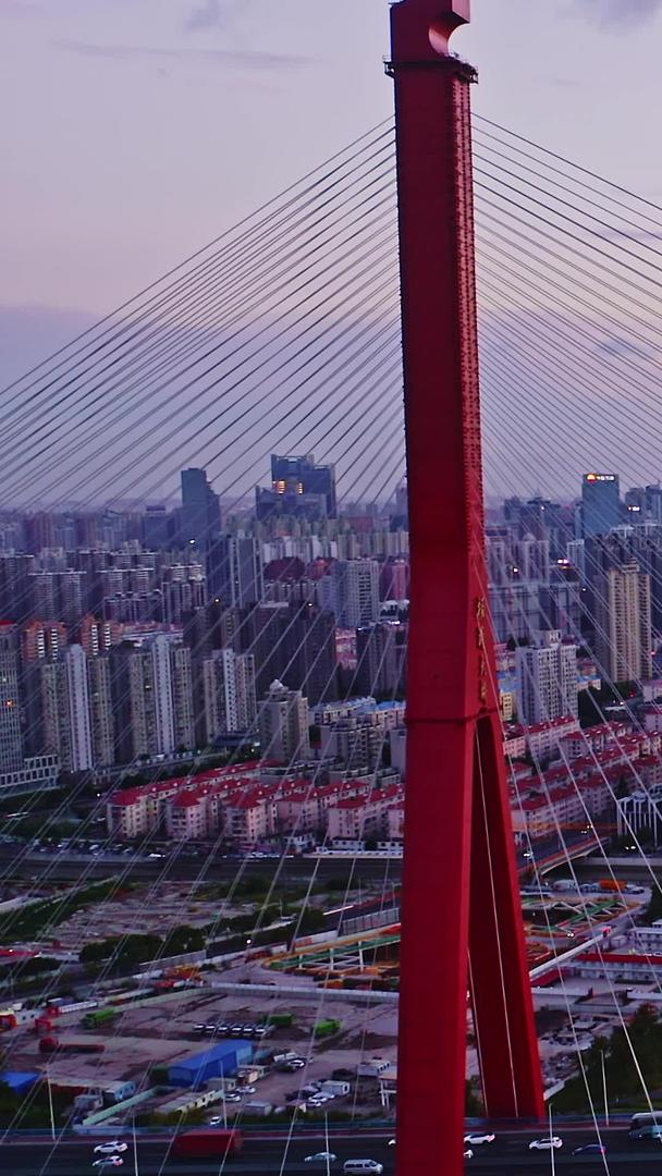 航拍上海杨浦大桥视频的预览图