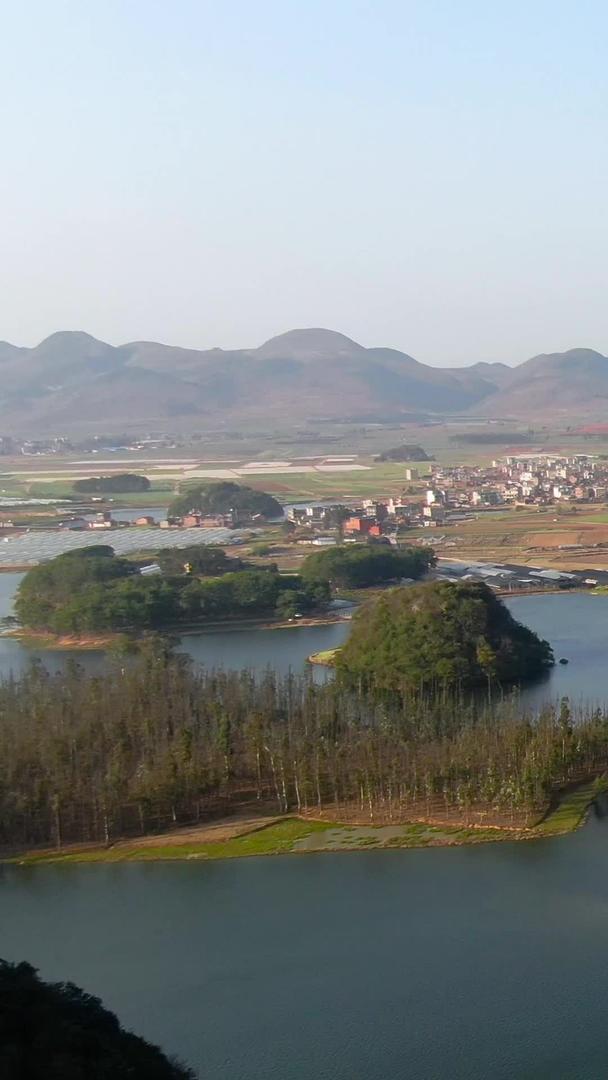 云南文山5A景区水上田园风光视频视频的预览图