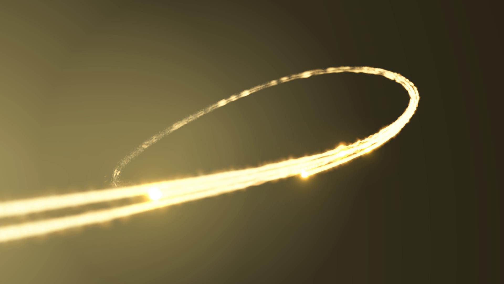 金色粒子转场视频的预览图
