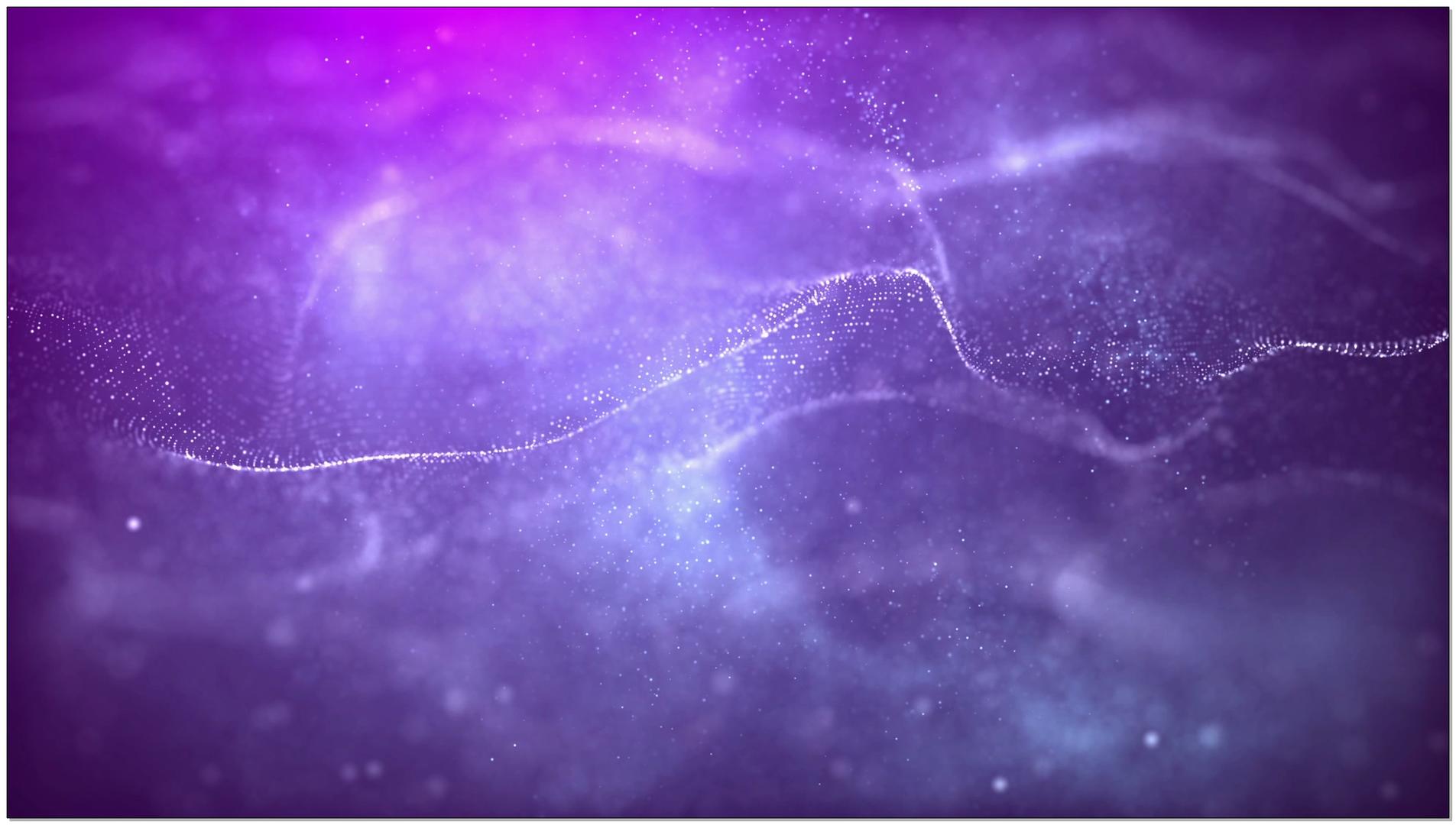 蓝色粒子背景素材视频的预览图