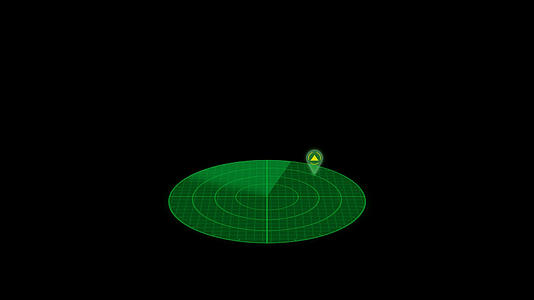 绿色雷达扫描视频的预览图