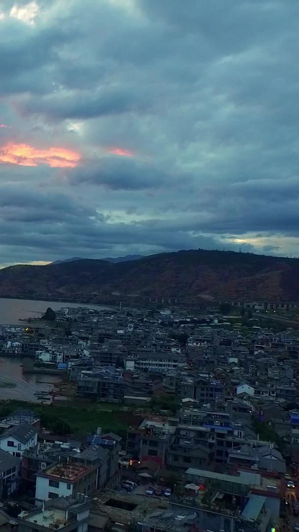 【旅游宣传片】云南洱海航拍夕阳集合视频的预览图
