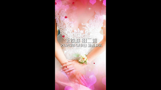 手机版婚礼AE模板视频的预览图