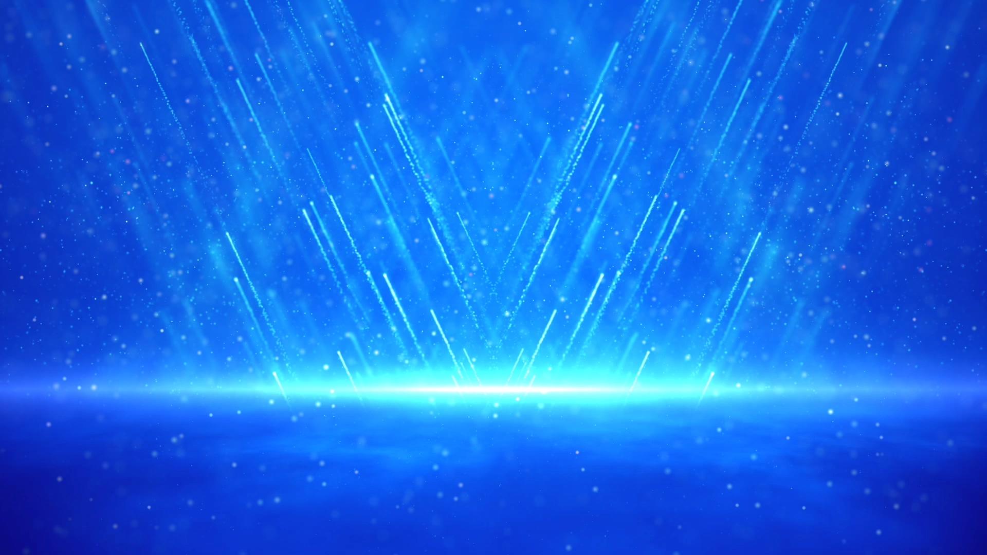 蓝色粒子光线视频的预览图
