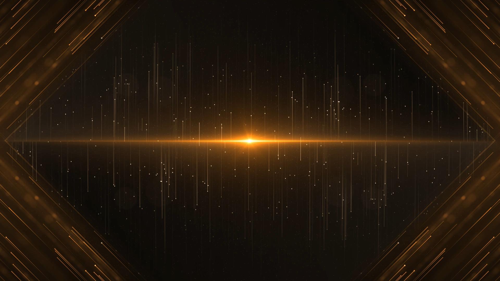 4K粒子金色年会光线背景视频的预览图