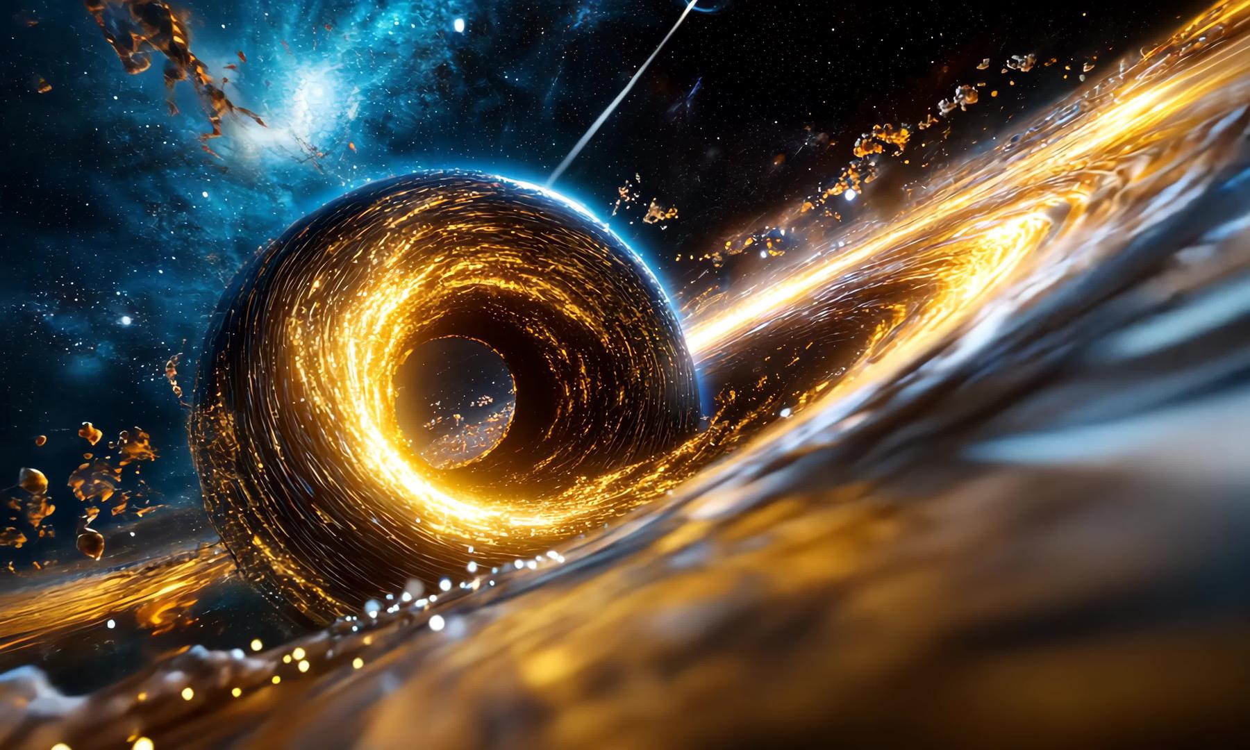 4k超高清宇宙星空行星云银河银河视频的预览图