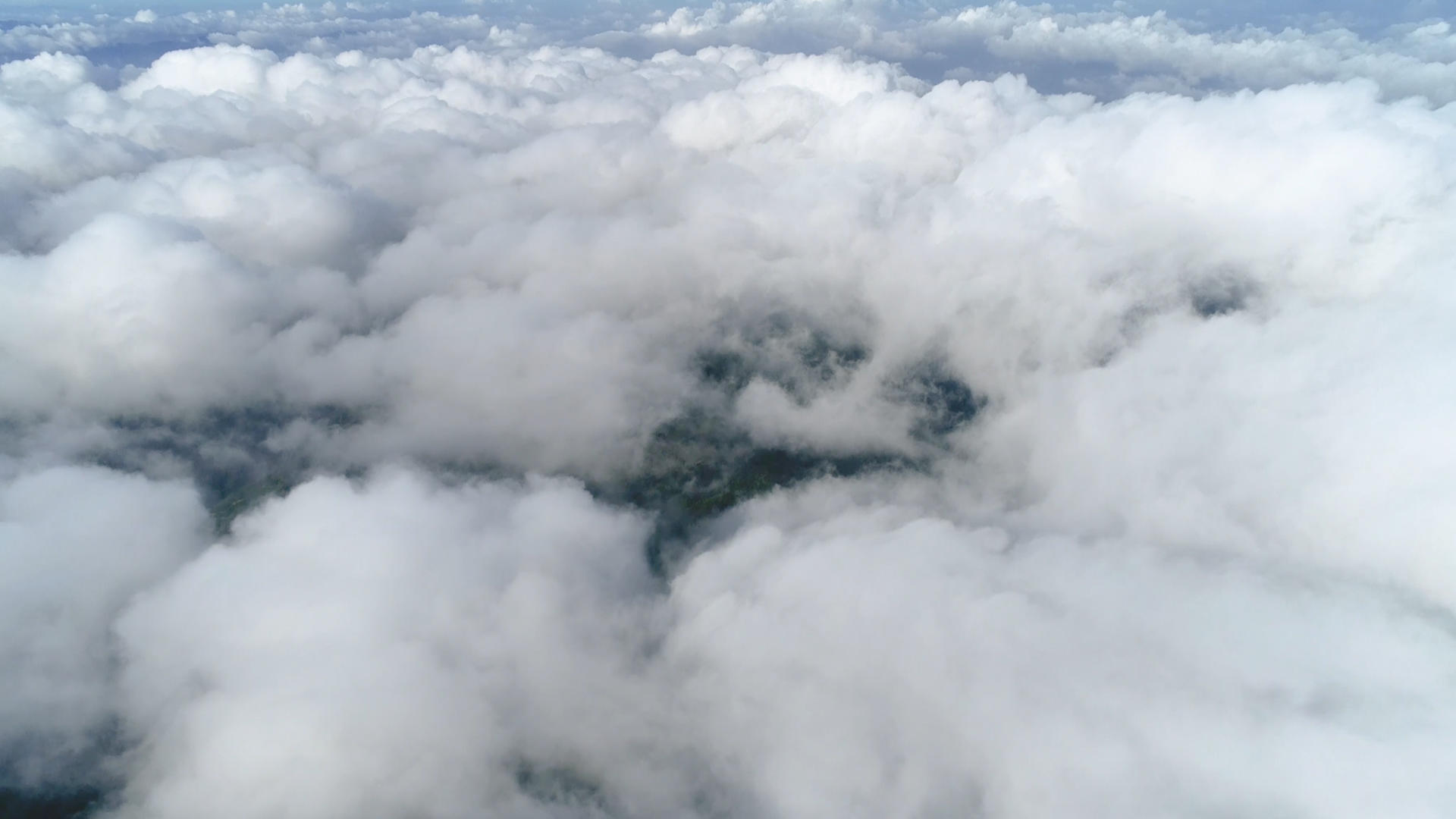 壮观的云海4K视频的预览图
