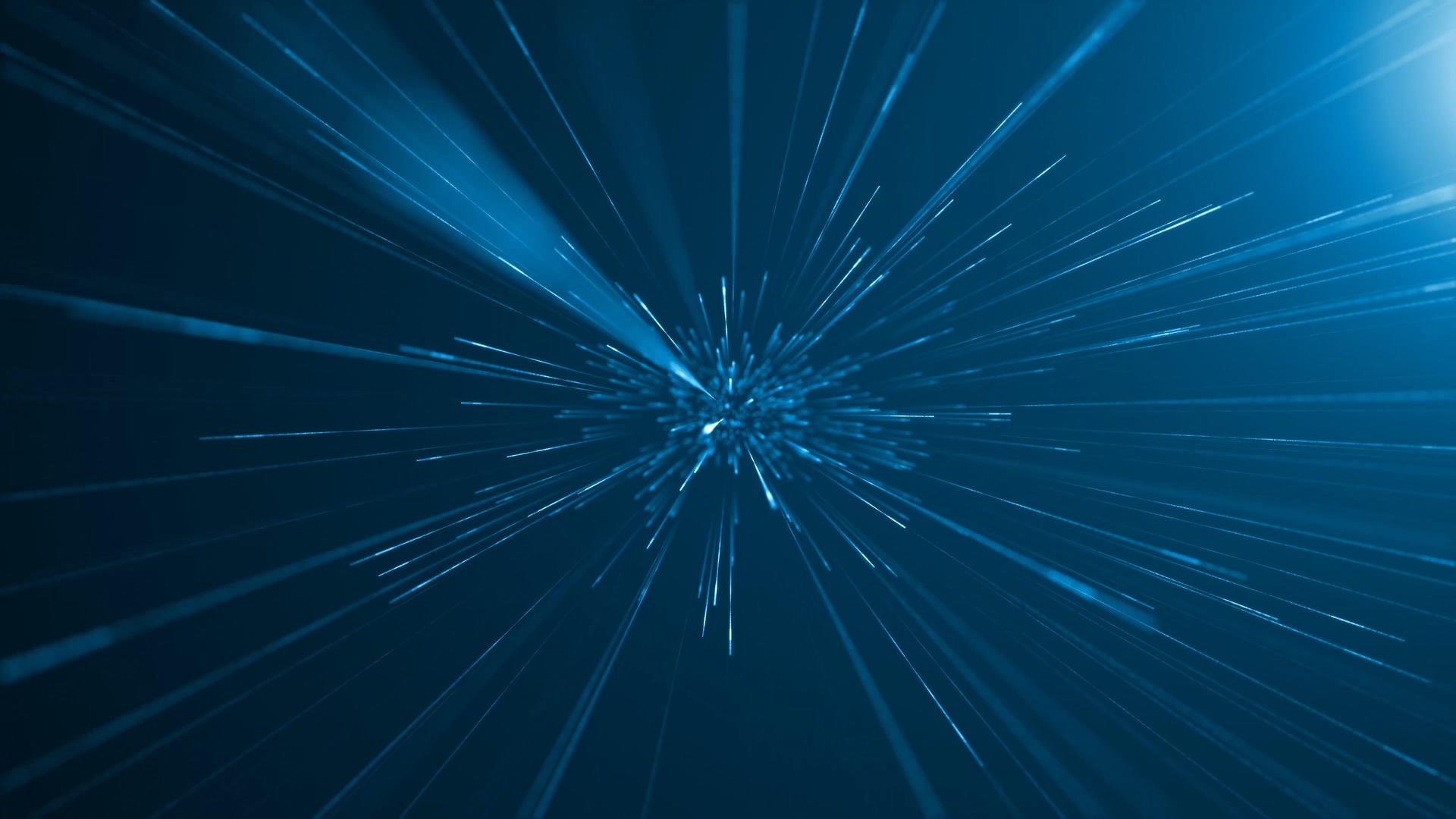 4K粒子背景光线穿梭视频的预览图