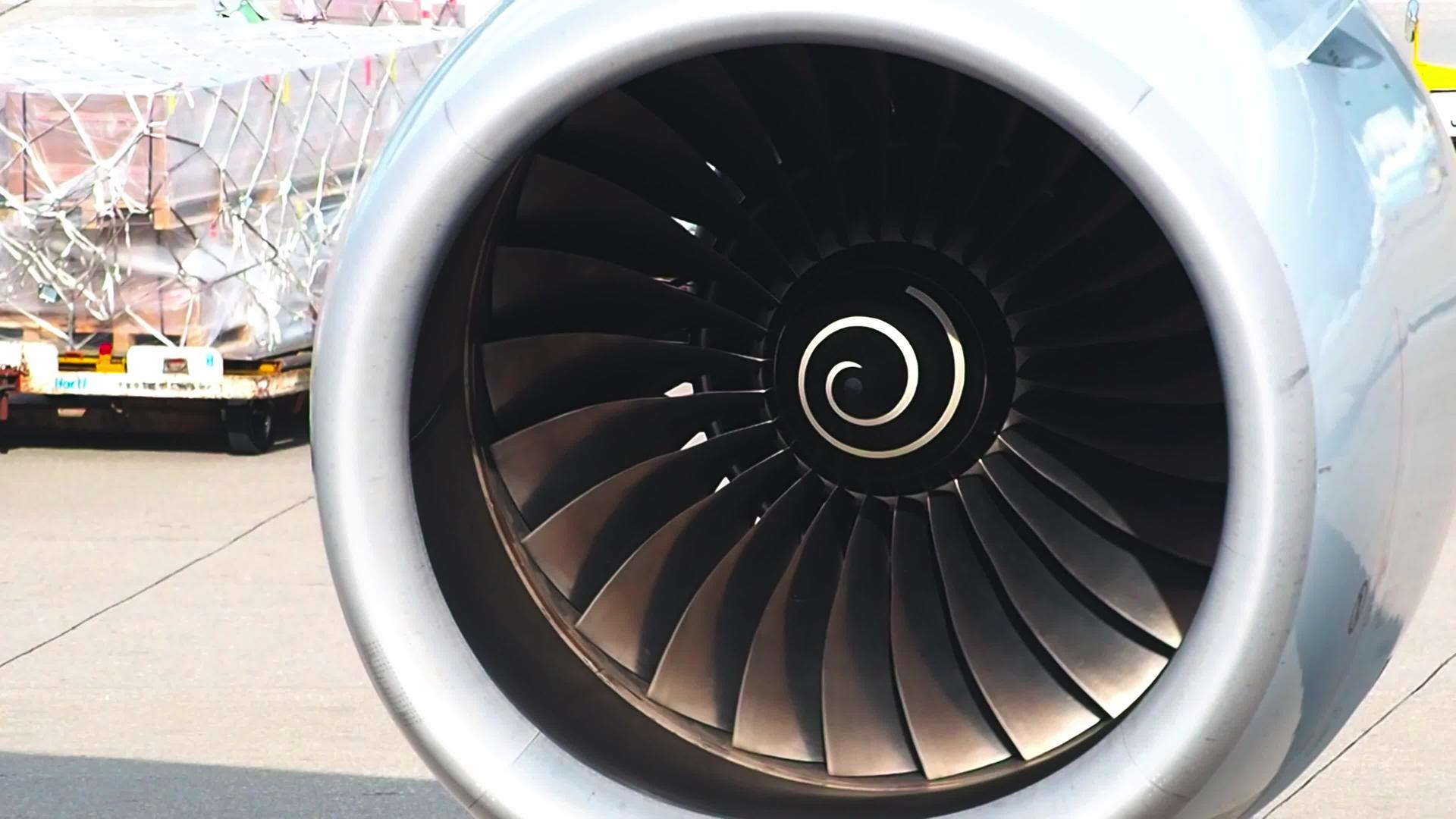 涡轮发动机叶片风扇视频的预览图