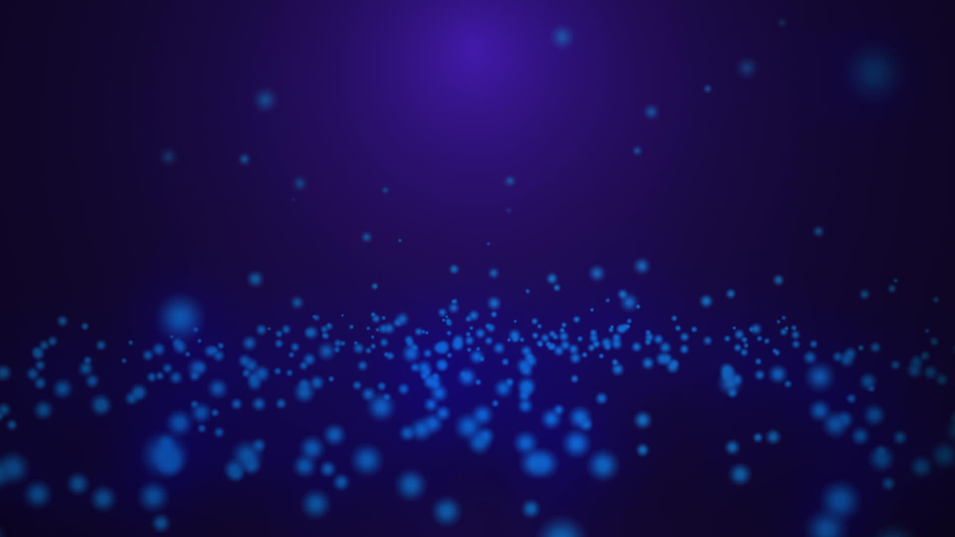 蓝色闪烁粒子的抽象背景hd完全分辨率视频的预览图