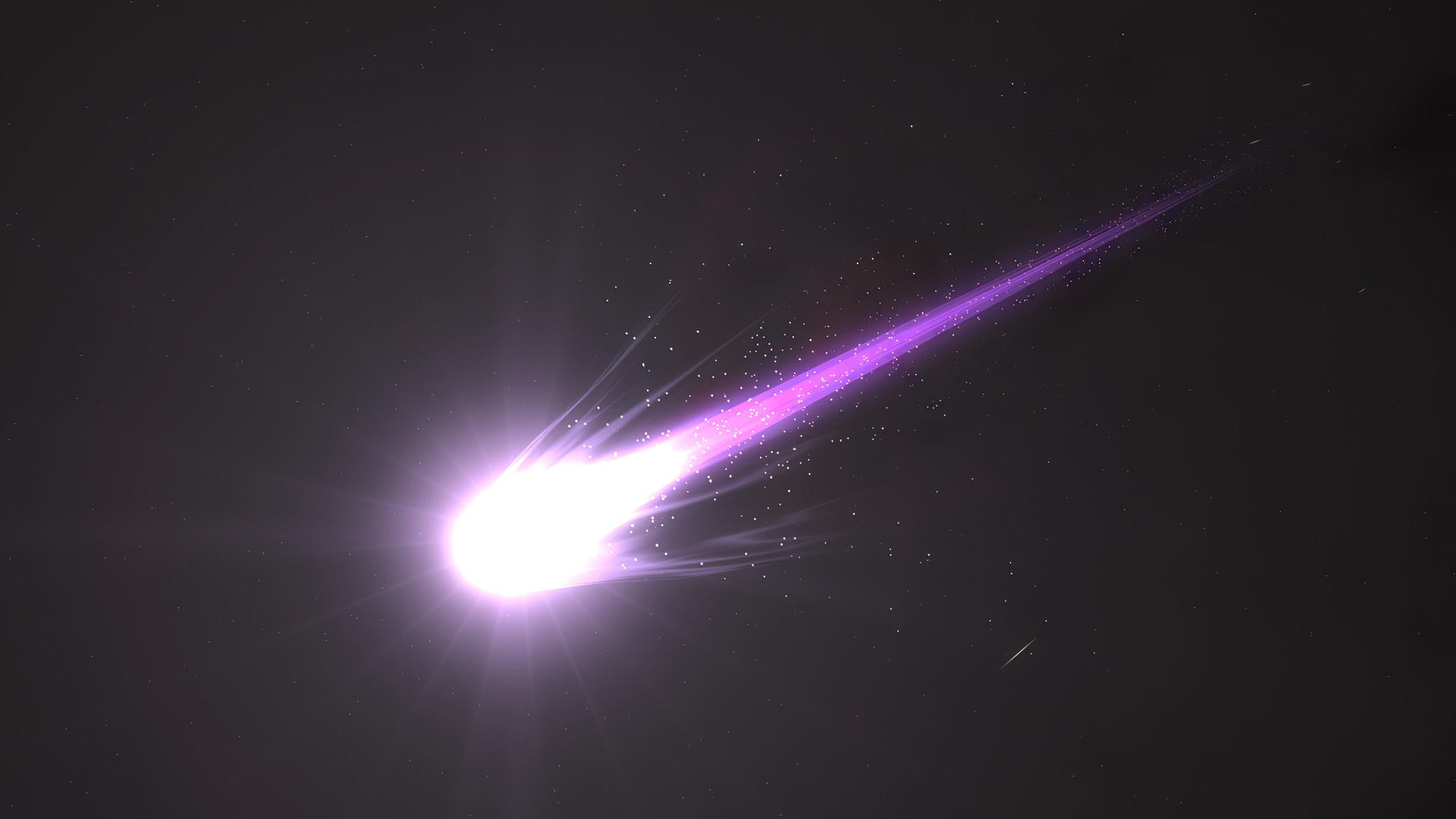 近距离观察橙色彗星钠元素视频的预览图
