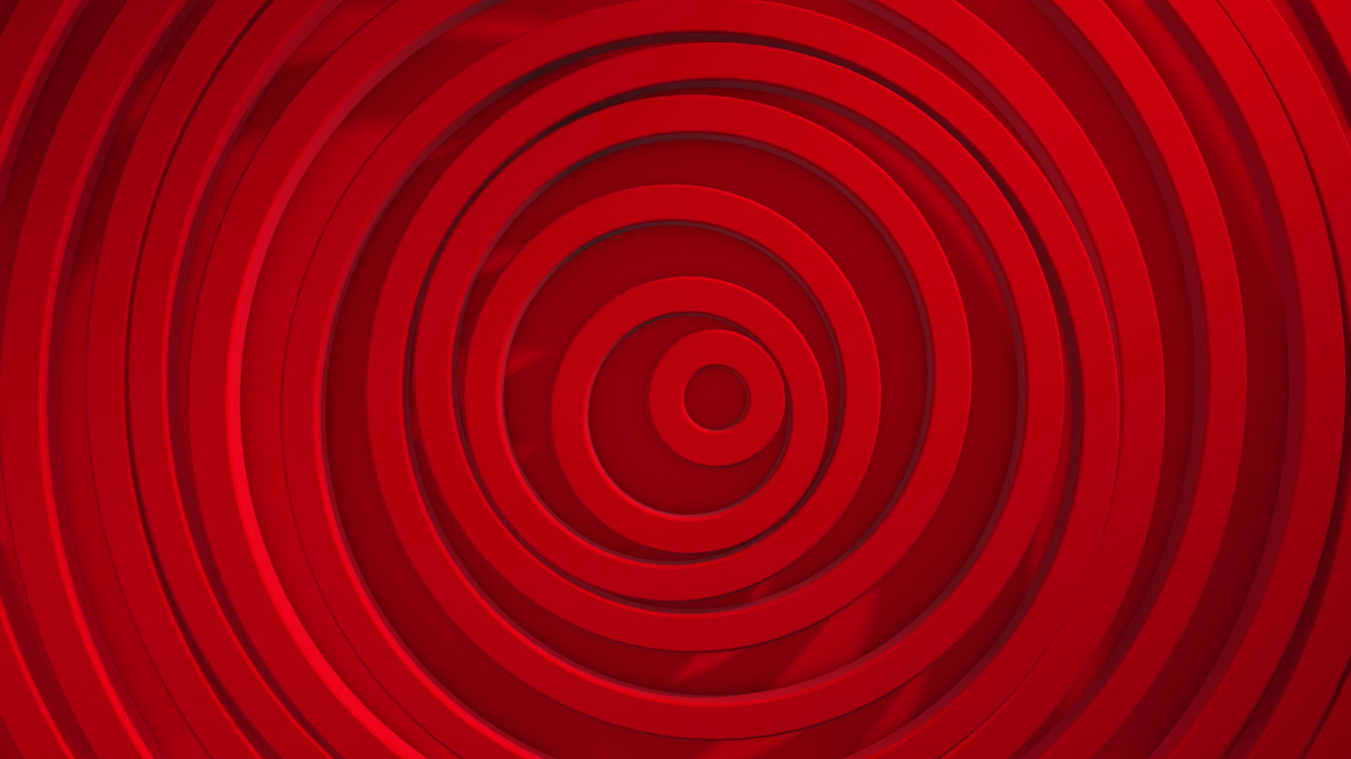 红色清洁环动画业务演示具有位移效果的圆圈视频的预览图