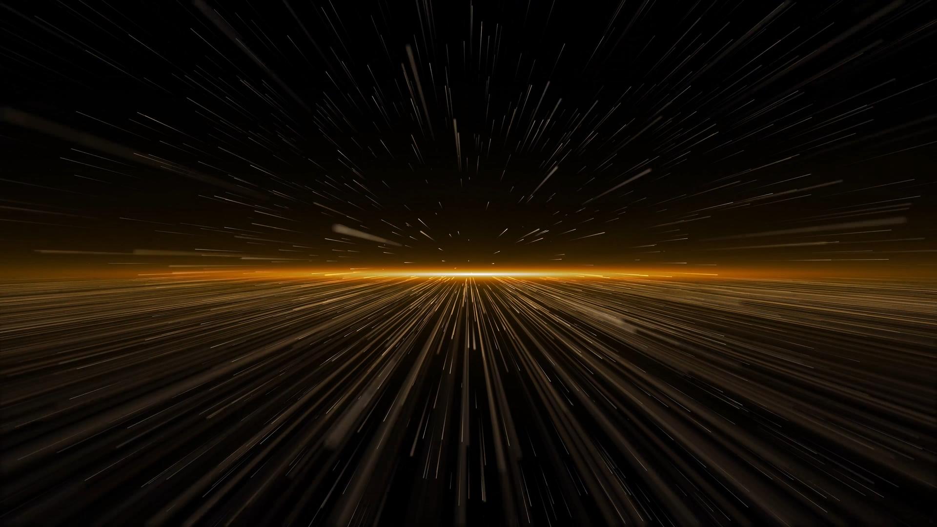 4K金色粒子光线穿梭背景视频的预览图