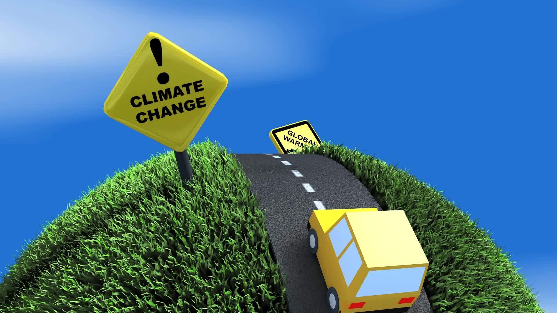气候变化早期气候变化概念动画视频的预览图