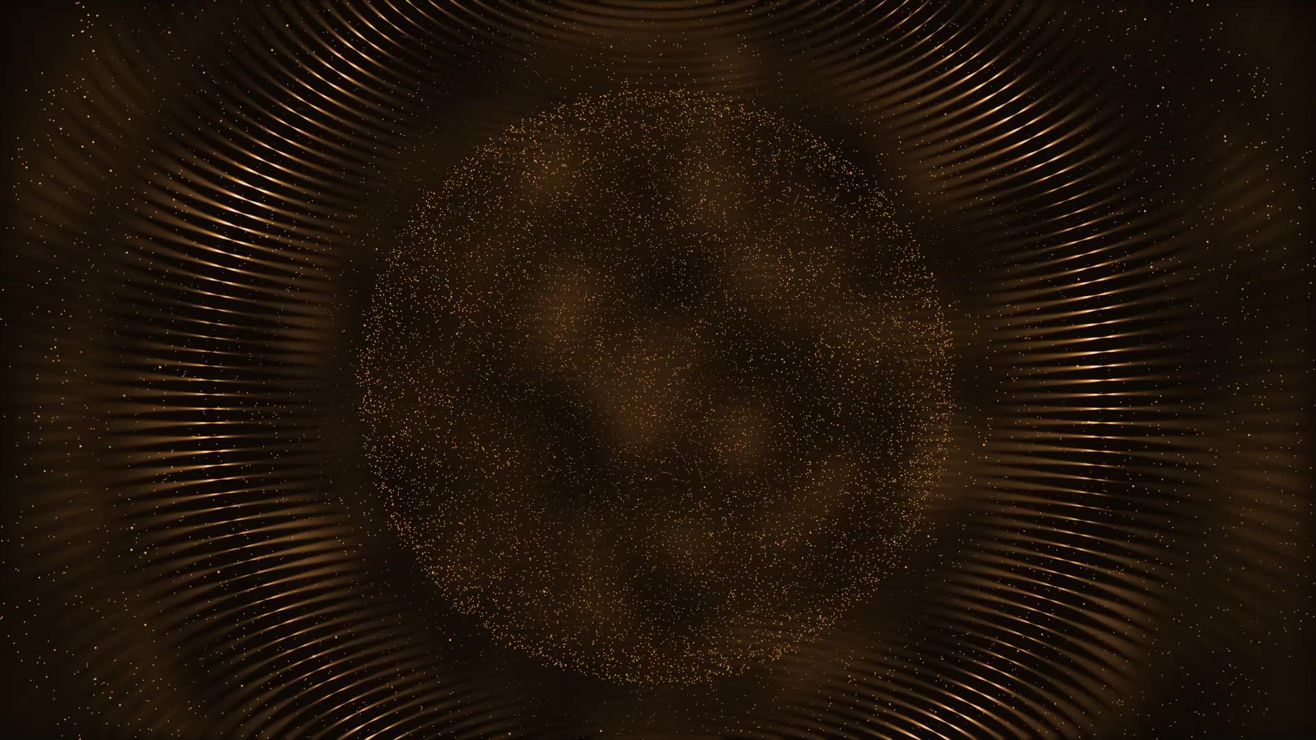 粒子球体旋转背景视频的预览图