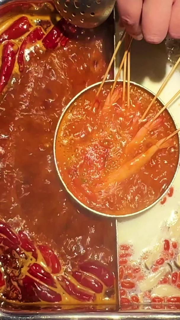 餐饮食品重庆特色火锅素材视频的预览图
