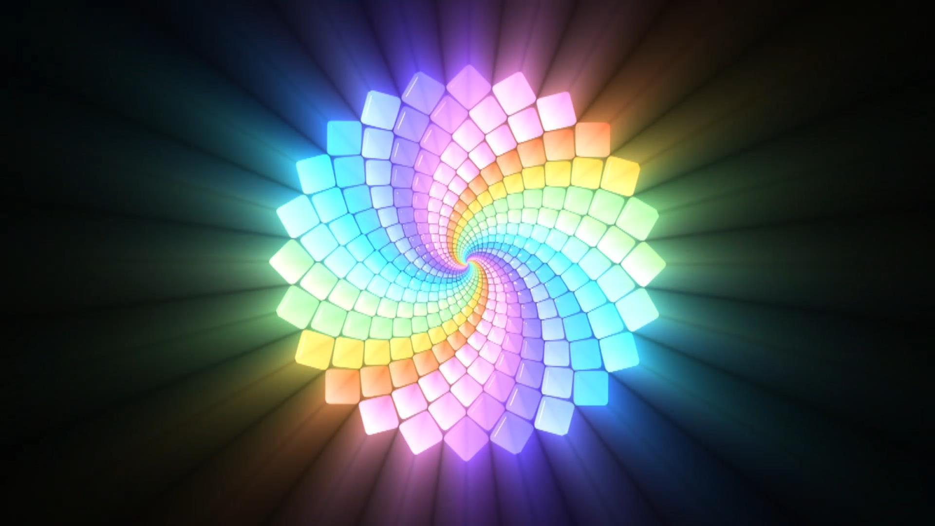 旋转色彩光环视频的预览图