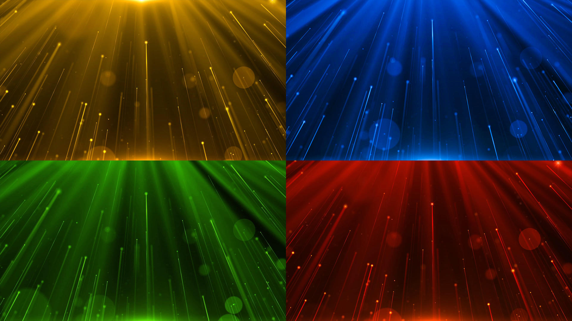 四款循环粒子光线背景视频的预览图