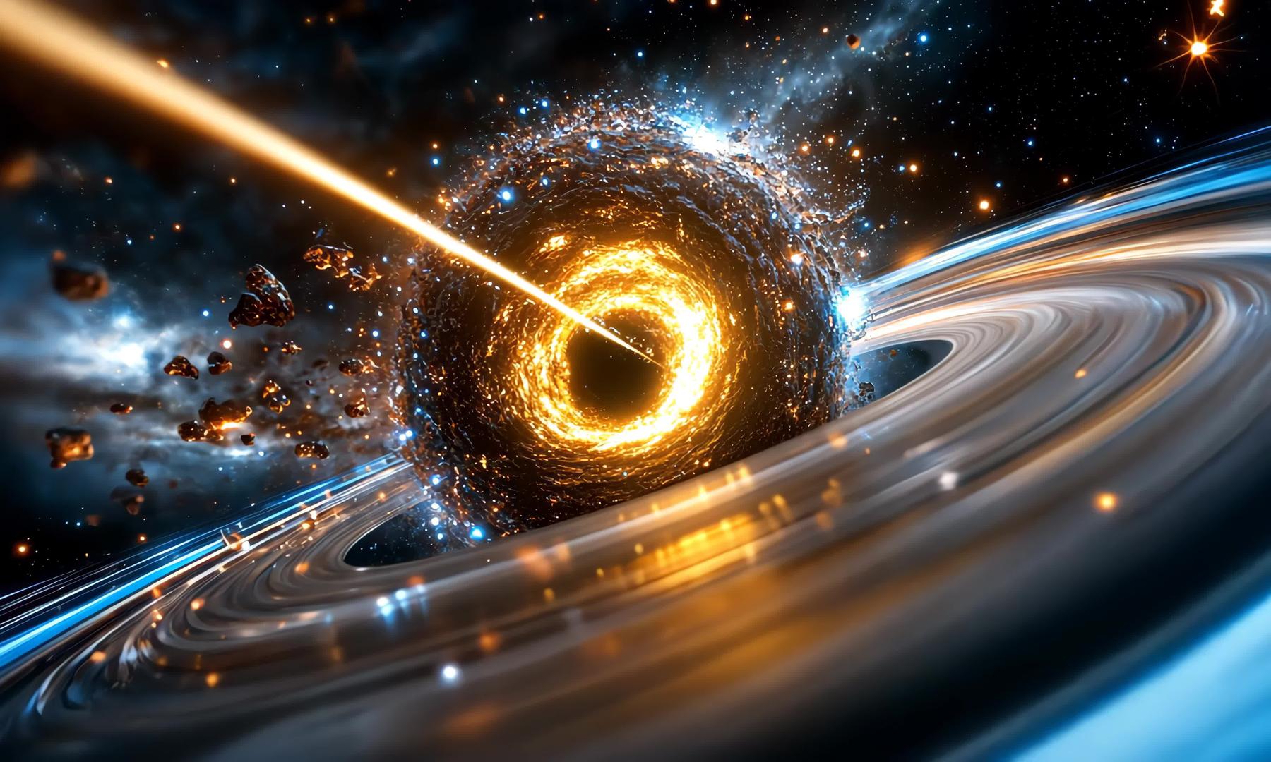 4k超高清宇宙星空行星云银河银河视频的预览图