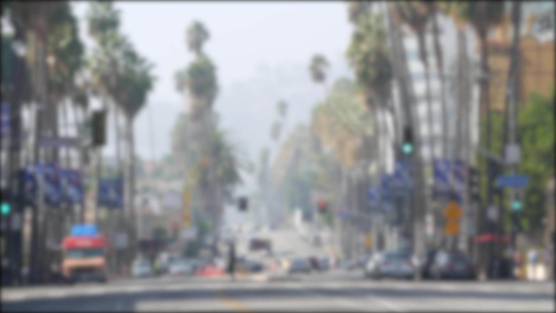 星光大道洛杉矶好莱坞大道加利福尼亚美国行人走在街上视频的预览图