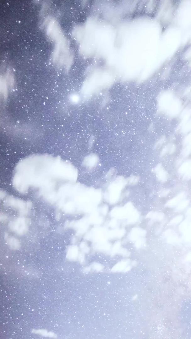 延时昌都然乌山夜景星空银河素材视频的预览图