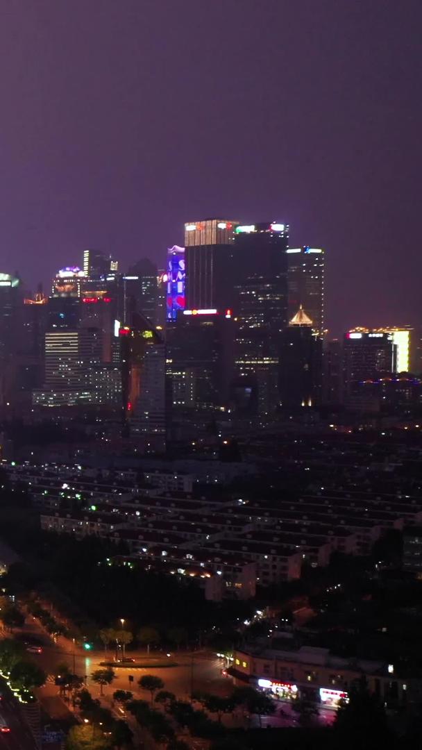 上海夜景交通航拍视频的预览图