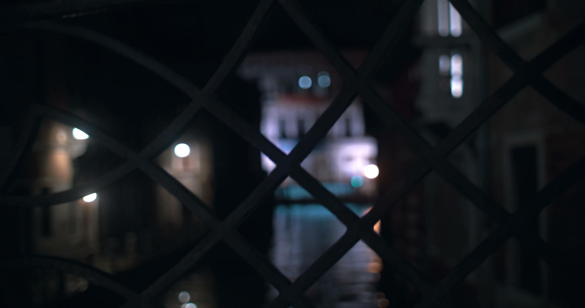 晚上拍摄威尼斯运河的照片视频的预览图