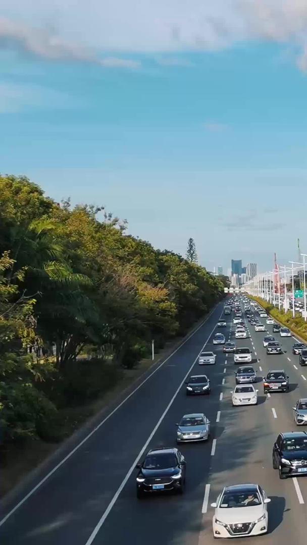 深圳滨海大道交通交通延迟视频的预览图