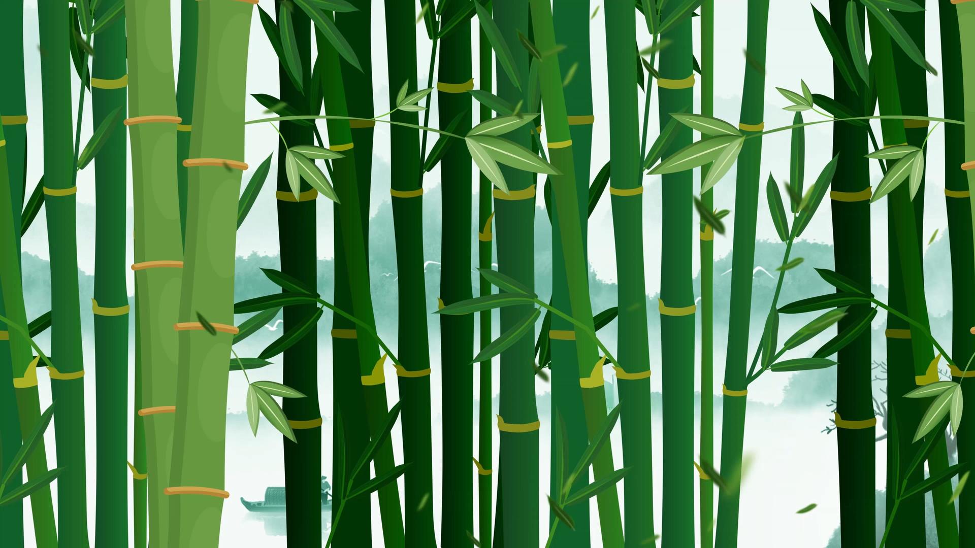 竹林动态背景视频视频的预览图