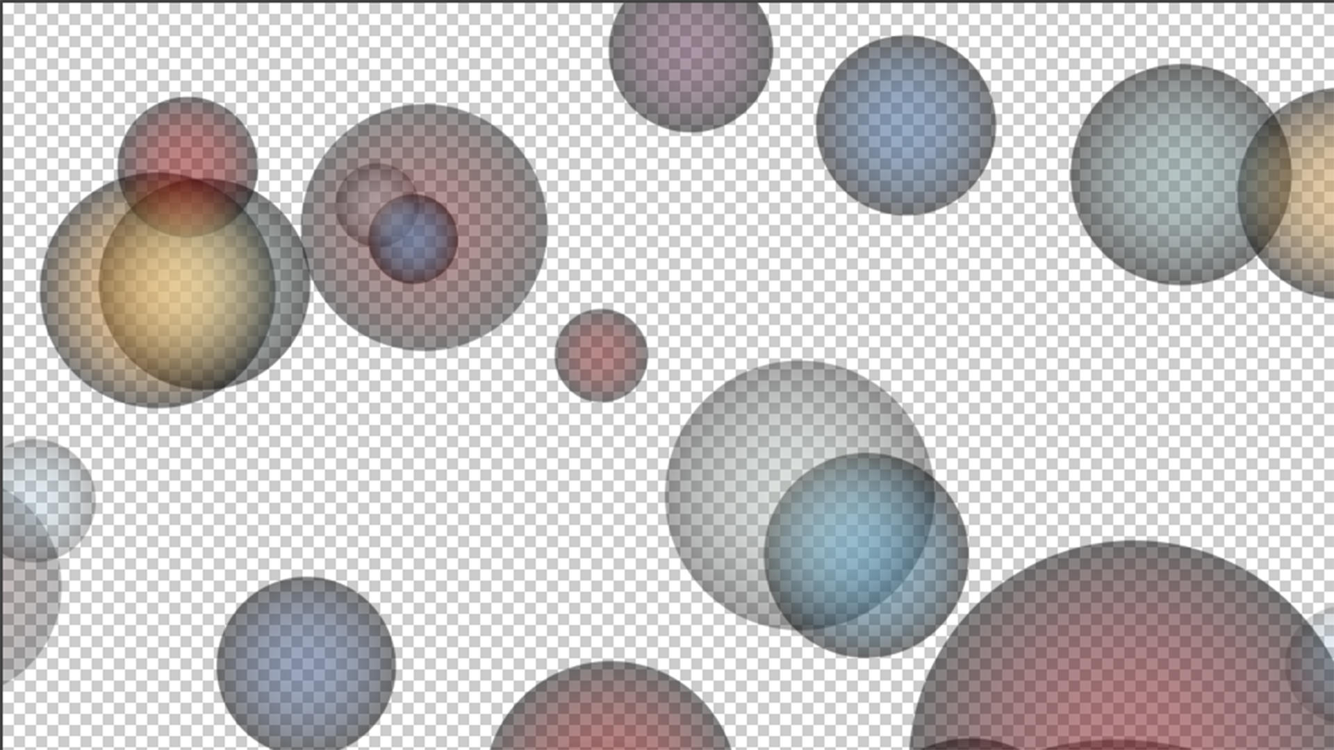 五彩粒子球元素带透明度通道视频的预览图