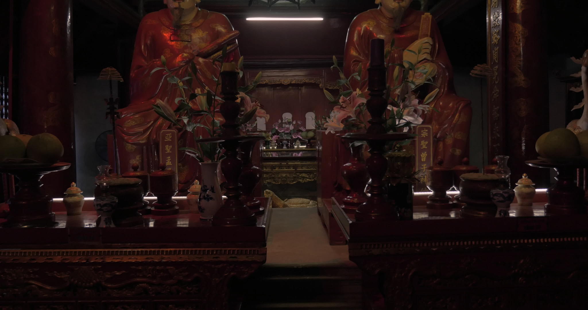 庙里的雕像...孔普西斯哈诺伊维特南视频的预览图