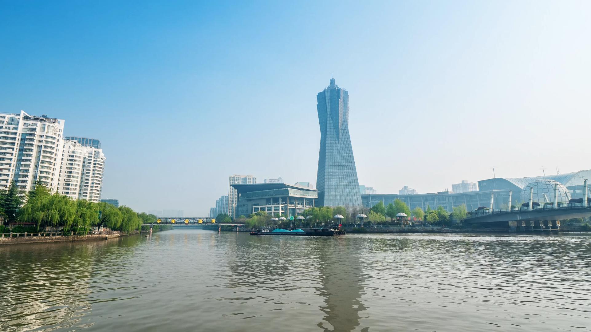 4K京杭运河延时素材视频的预览图