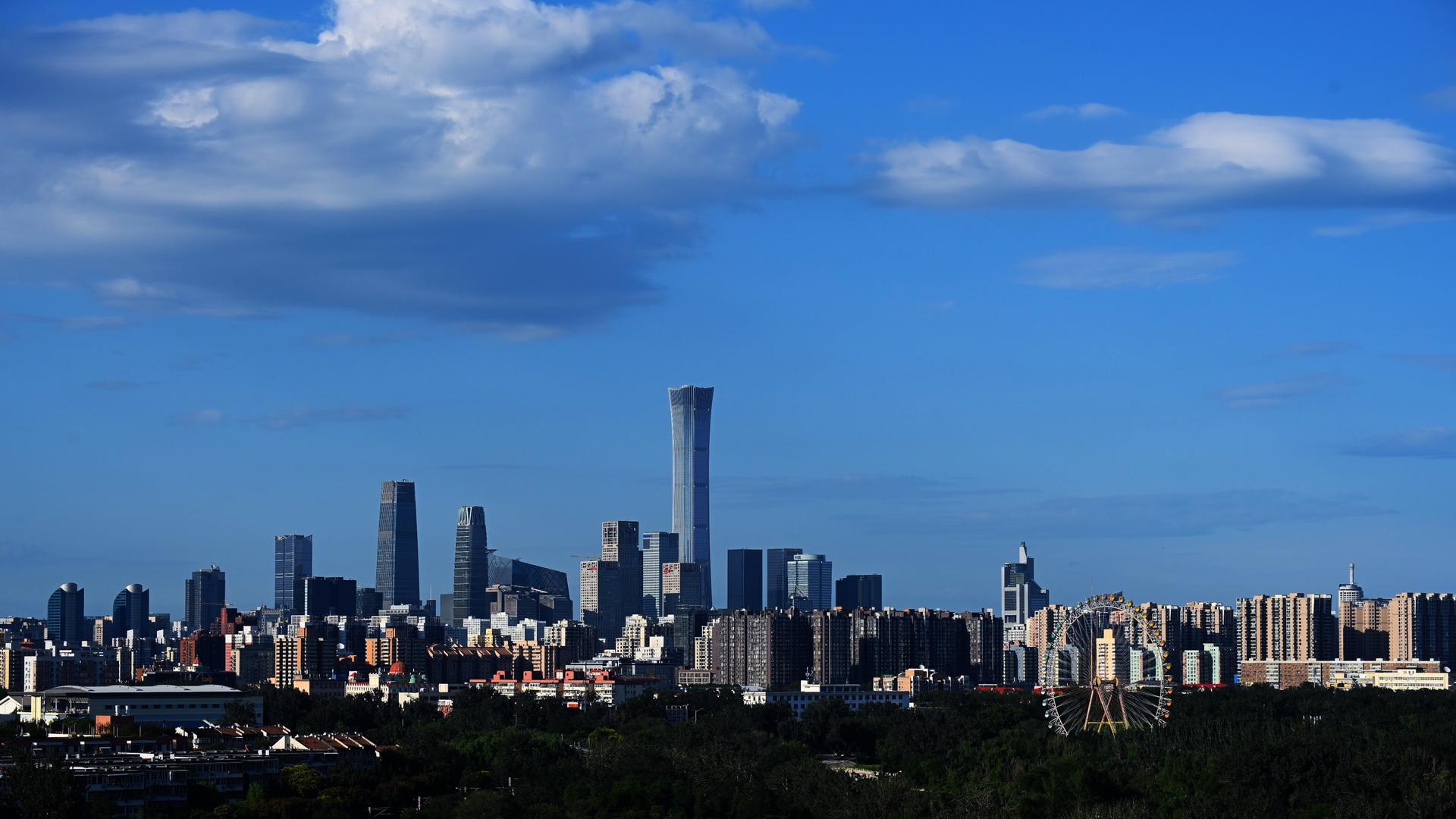 北京CBD建筑延时视频的预览图