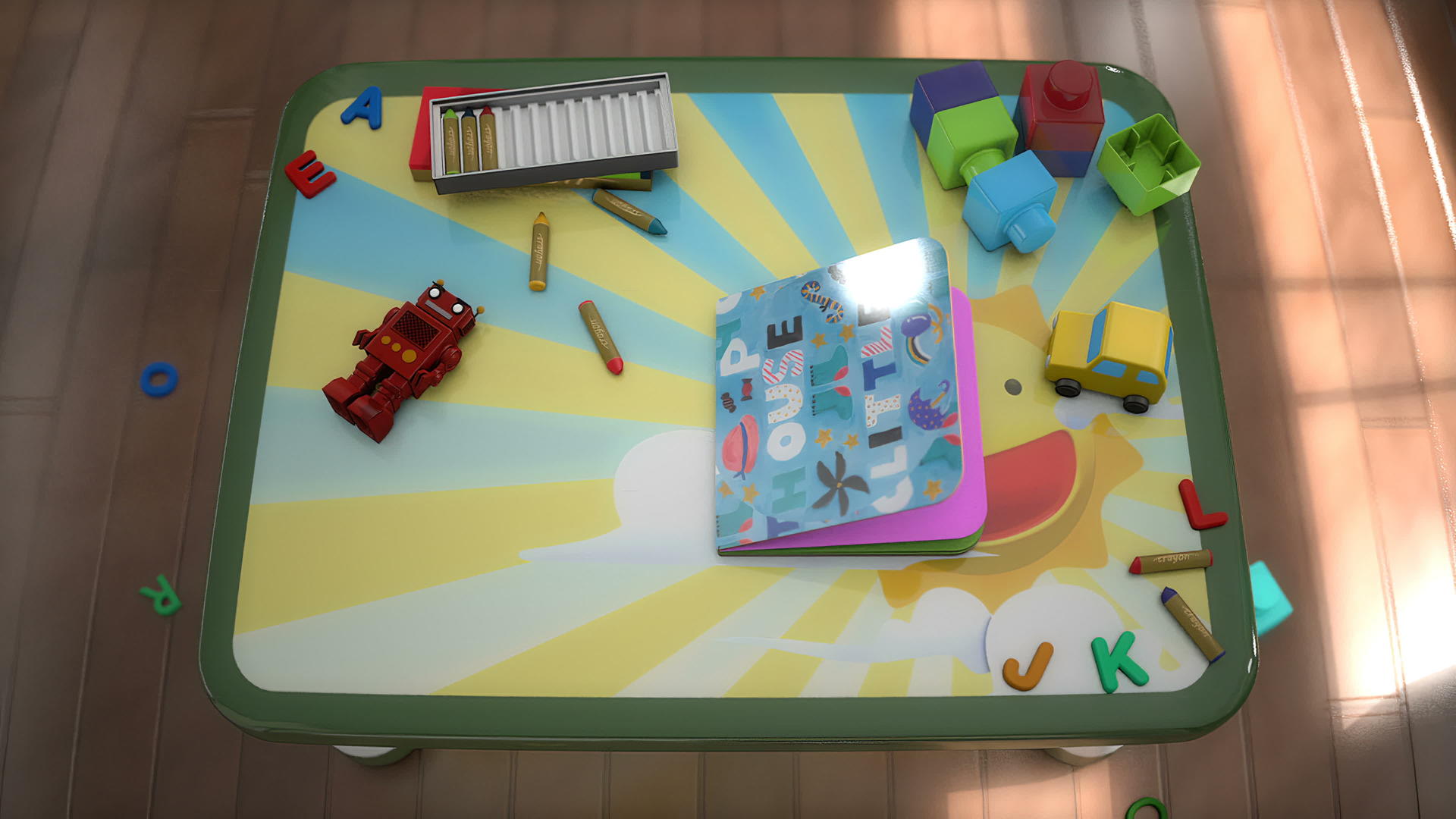 儿童表格书在动画中的缩放视频的预览图