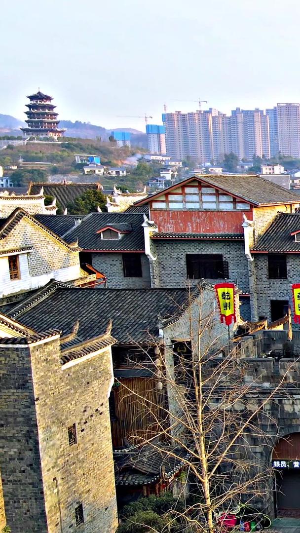 湖南湘西乾州古城视频的预览图