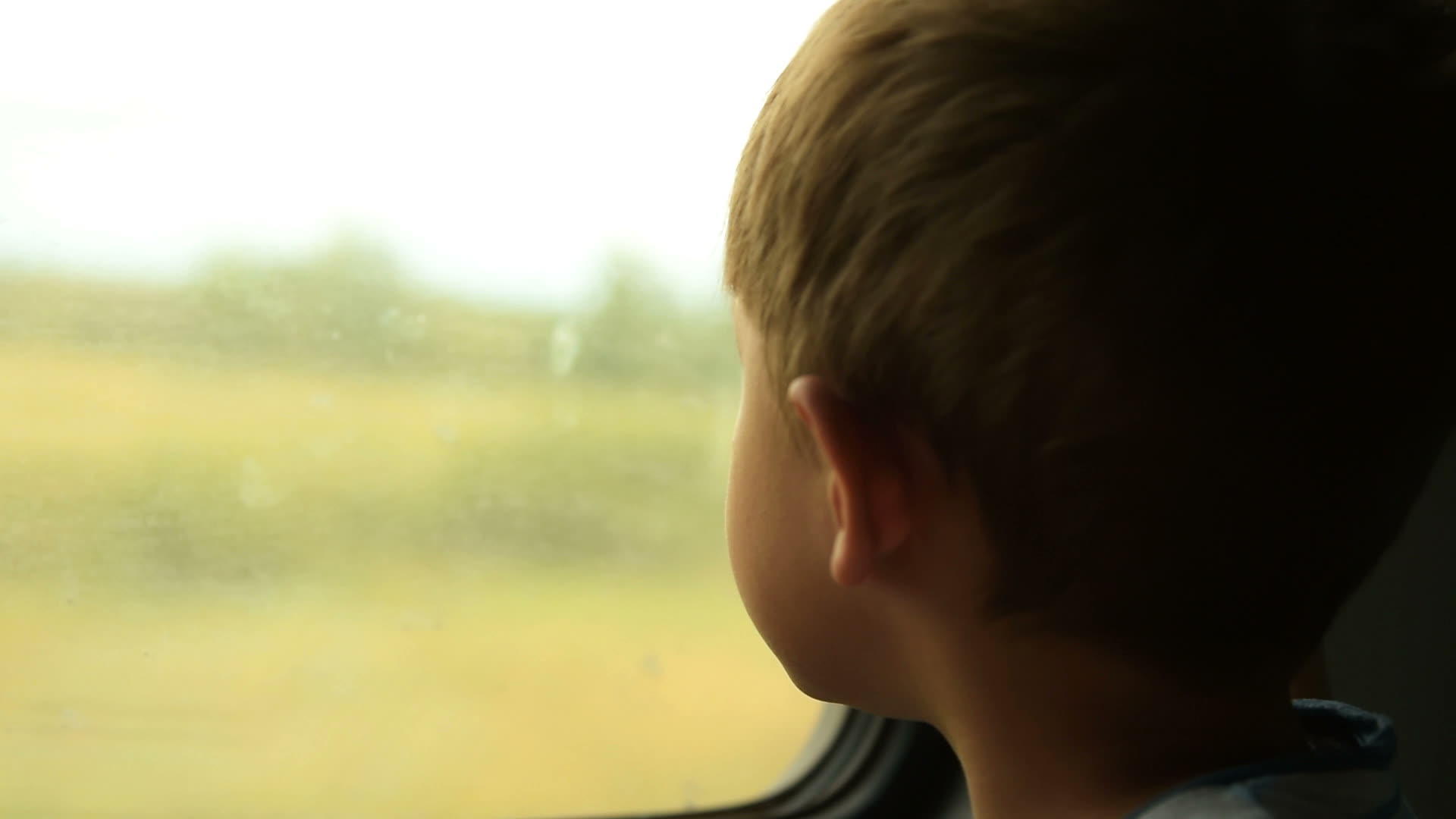 孩子们从火车窗口看窗户视频的预览图