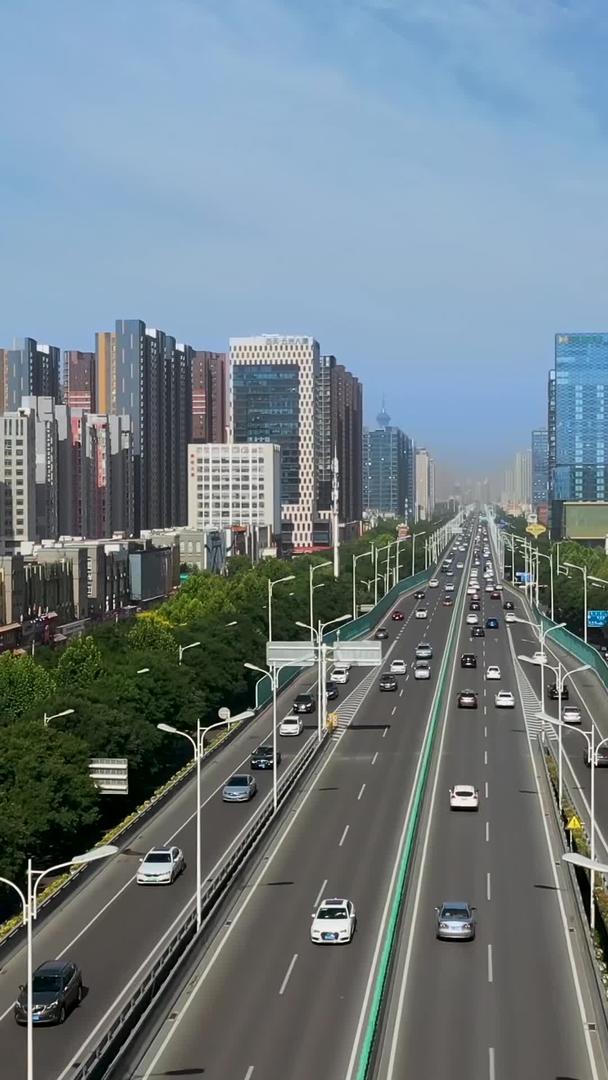 石家庄城市快速公路航拍视频的预览图